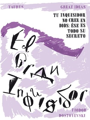 cover image of El Gran Inquisidor (Serie Great Ideas 24)